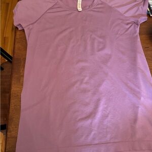 Lululemon Athletica Lavender Short Sleeve Tee
